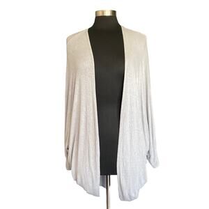 American Eagle Light Gray Cacoon Cardigan Batwing MED Closet Staple Boho Casual